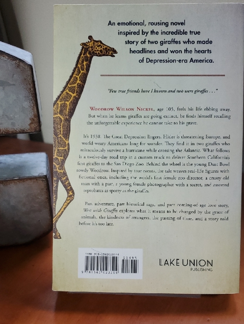 West With Giraffes Paperback Book - Cream Cover (10) - Picture 2 of 4